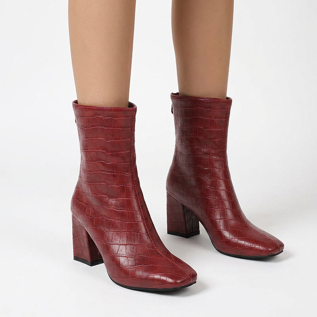 Botas Elásticas Puntera Cuadrada