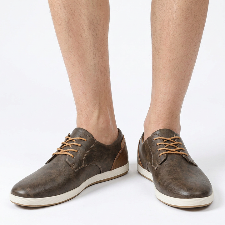 Zapatillas Ortopédicas Piel Genuina Hombre