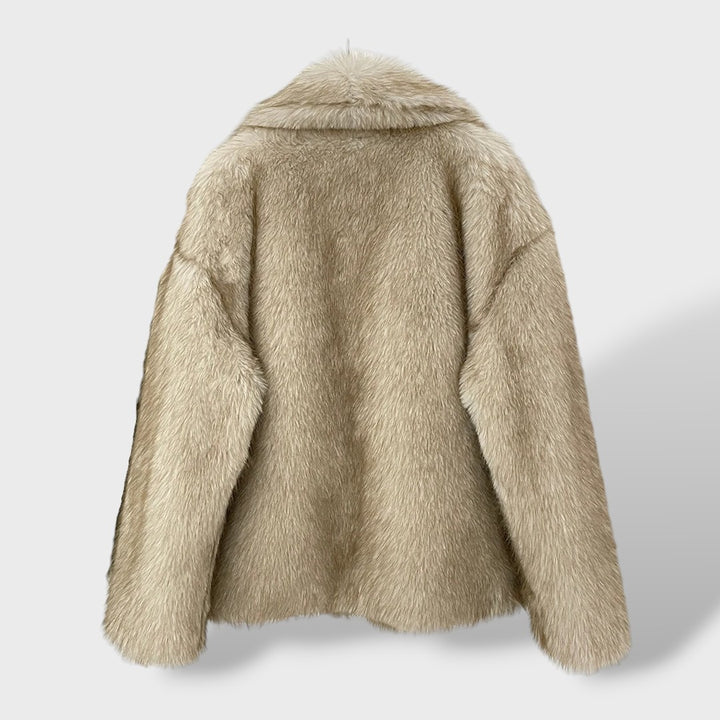 Abrigo de Pelo Sintético Mujer