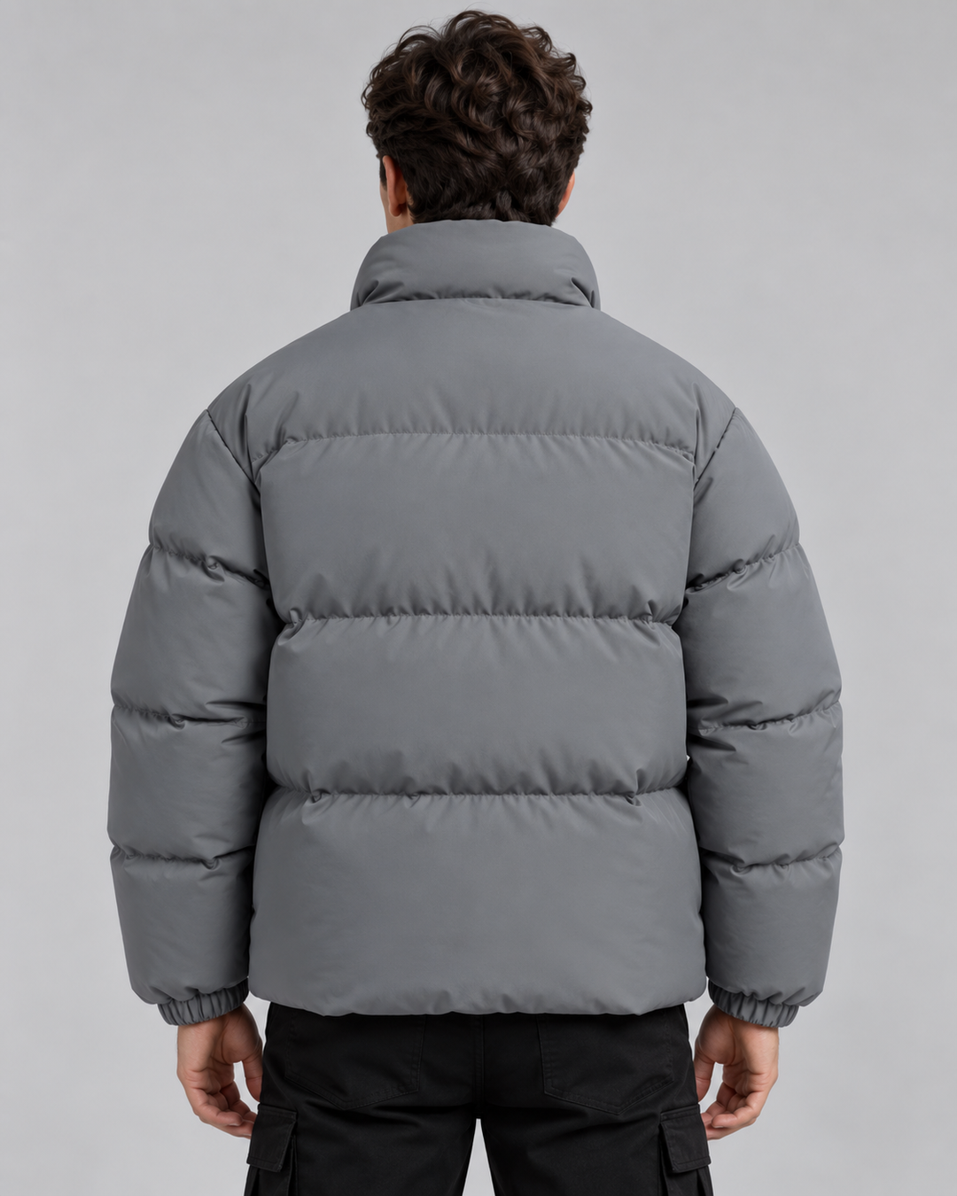 Chaqueta acolchada forrada de forro polar
