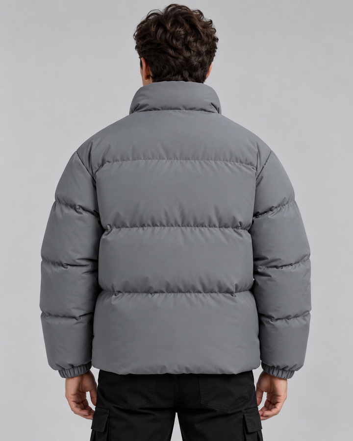 Chaqueta acolchada forrada de forro polar