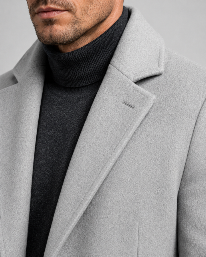 Abrigo Largo Monopetado Sartorial Hombre