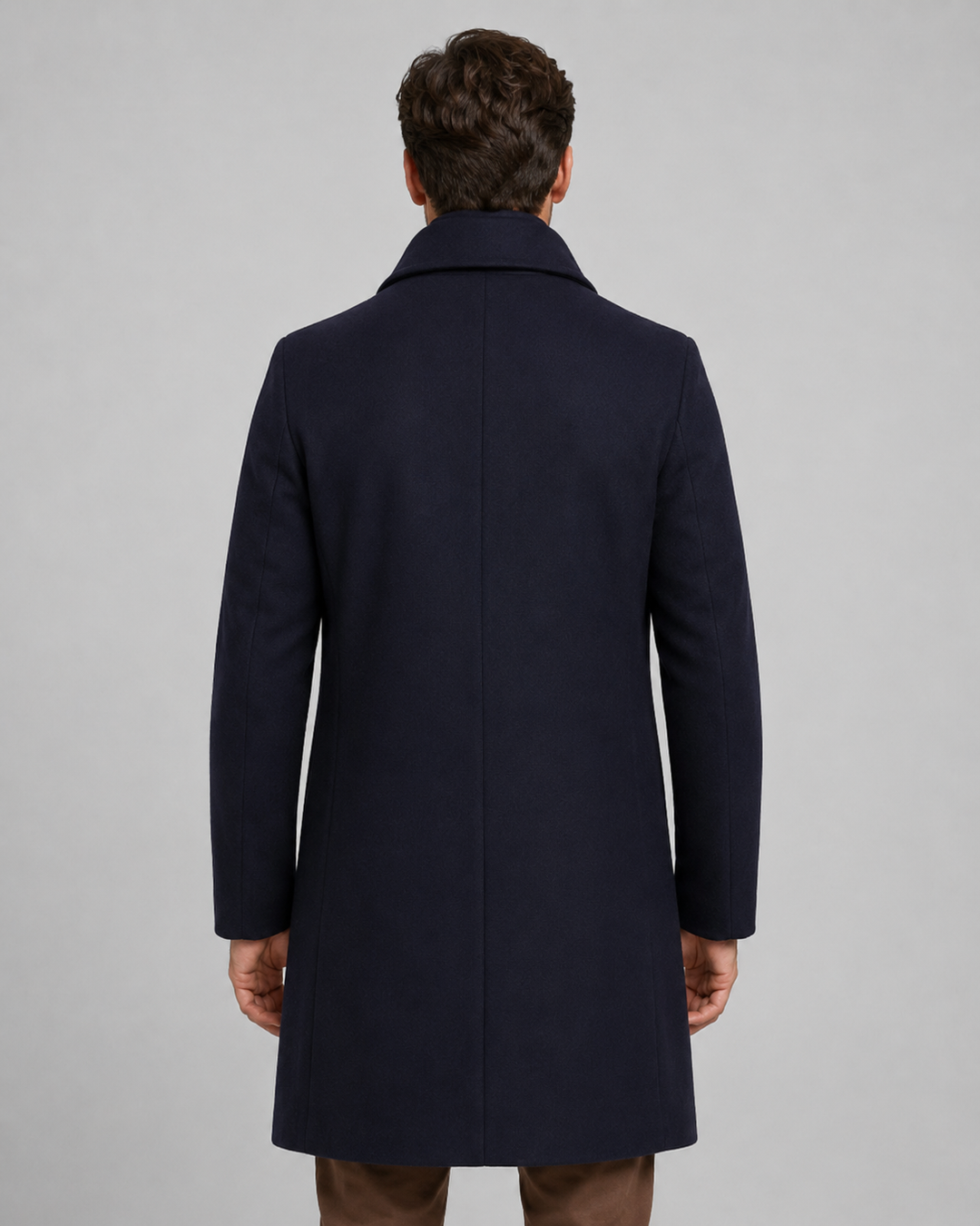 Abrigo Largo Monopetado Sartorial Hombre