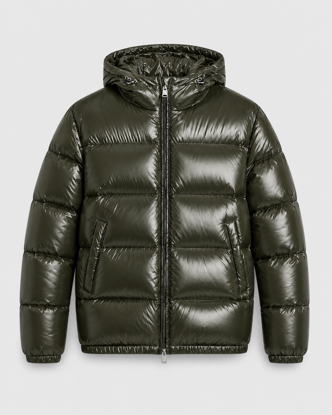 Chaqueta acolchada brillante de hombre