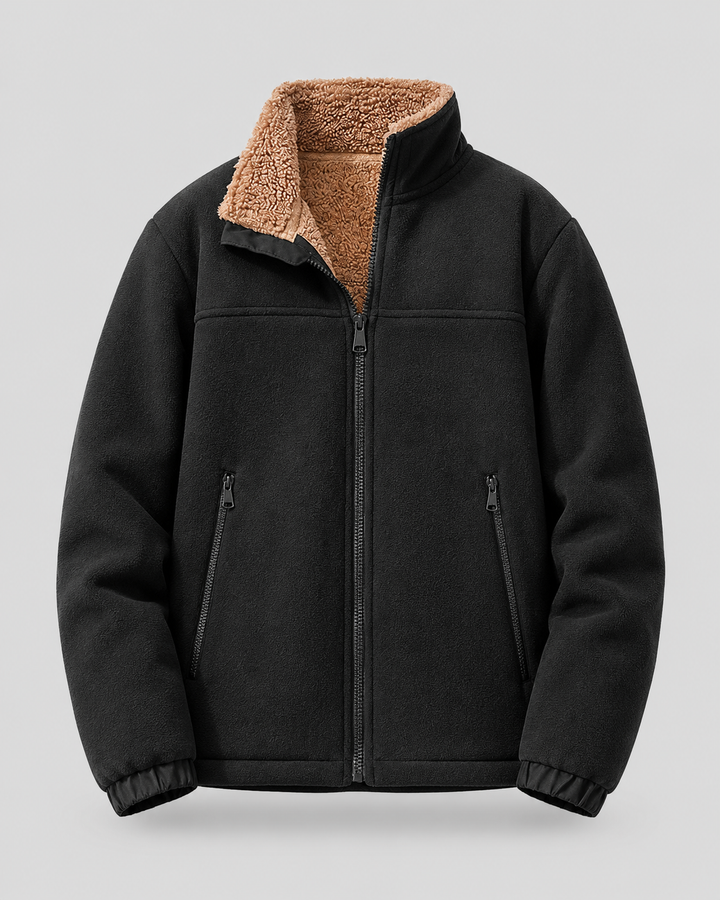 Chaqueta de forro polar sherpa