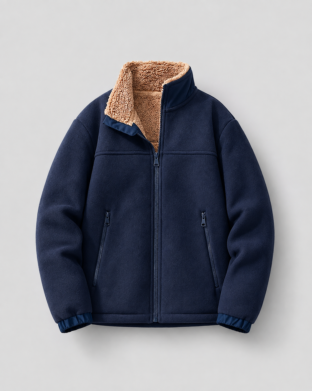 Chaqueta de forro polar sherpa