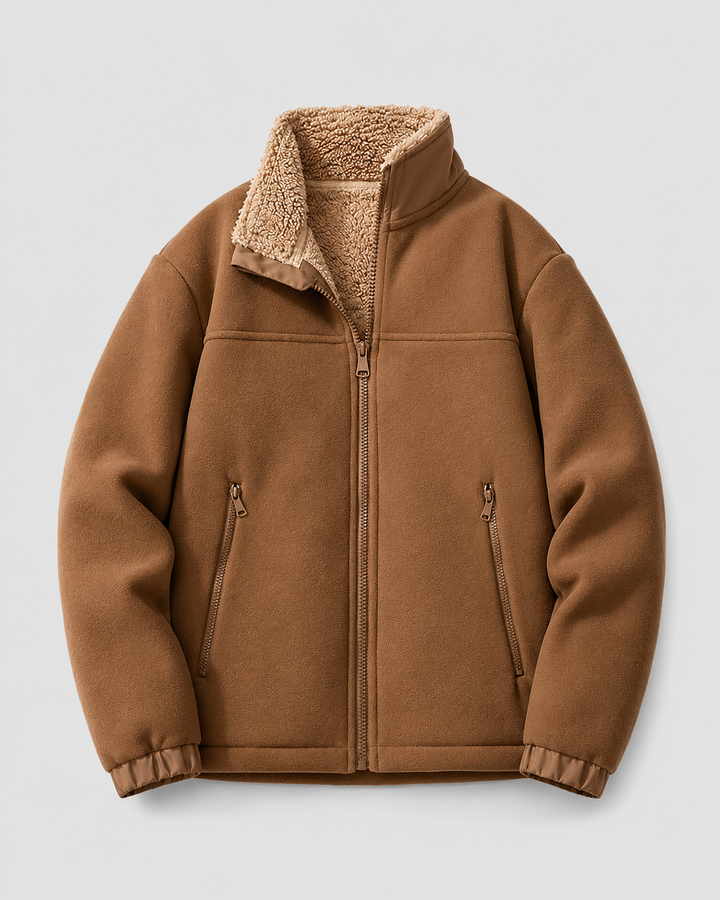 Chaqueta de forro polar sherpa