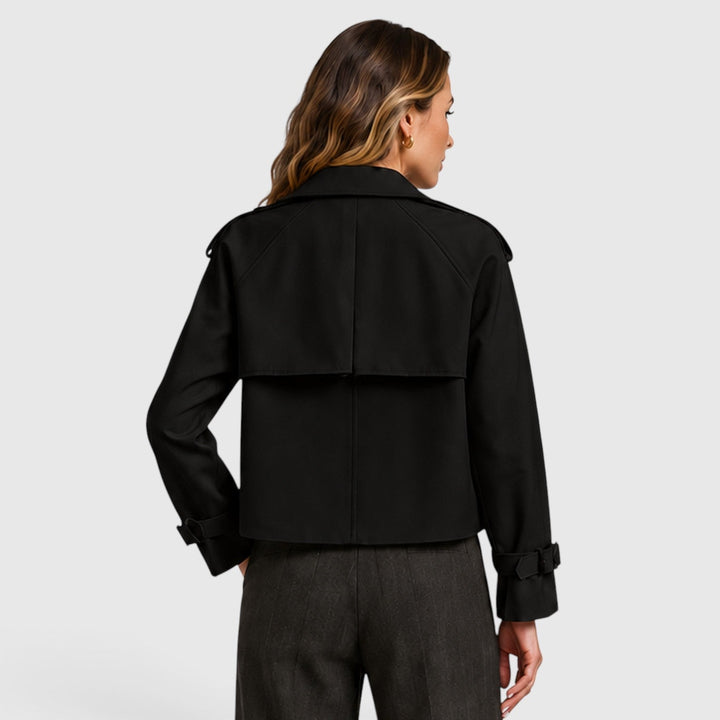 Trench ligero cruzado para mujer