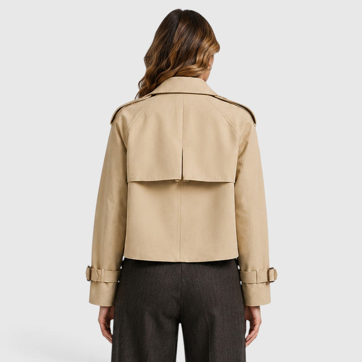 Trench ligero cruzado para mujer