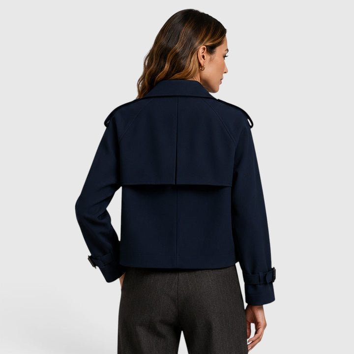 Trench ligero cruzado para mujer