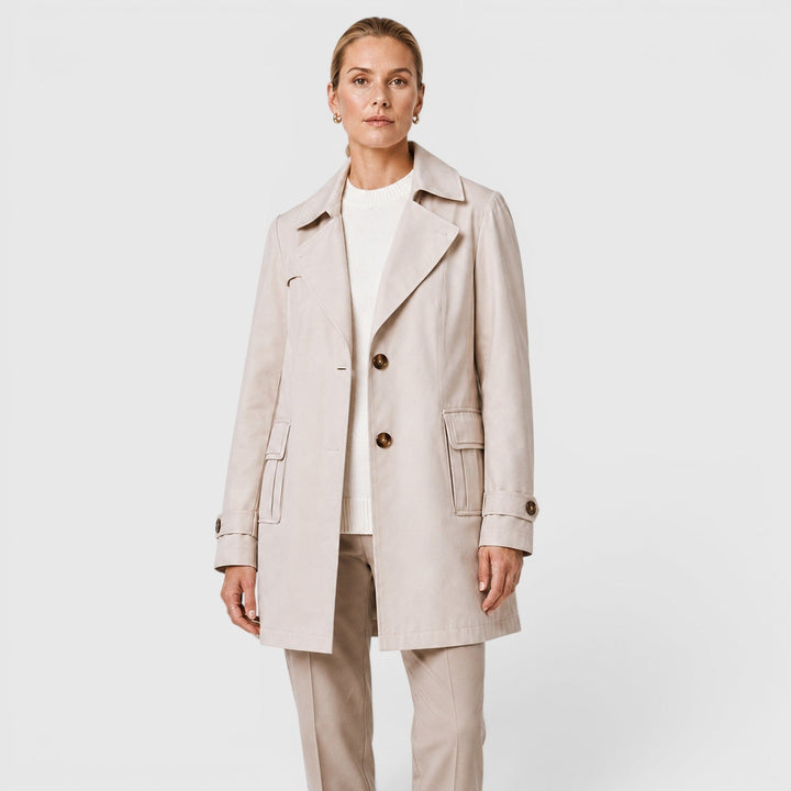 Trench Ligero Largo Mujer