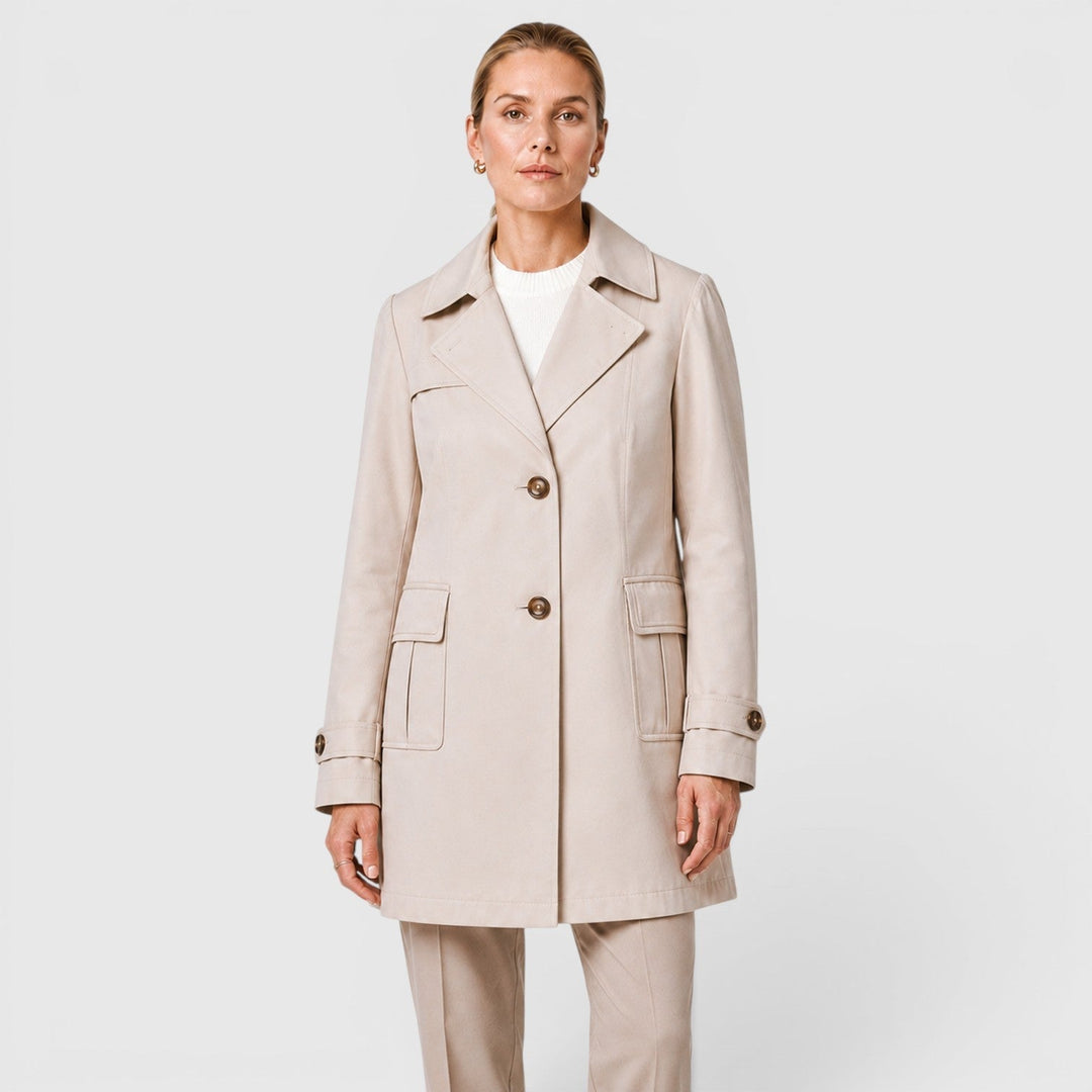 Trench Ligero Largo Mujer