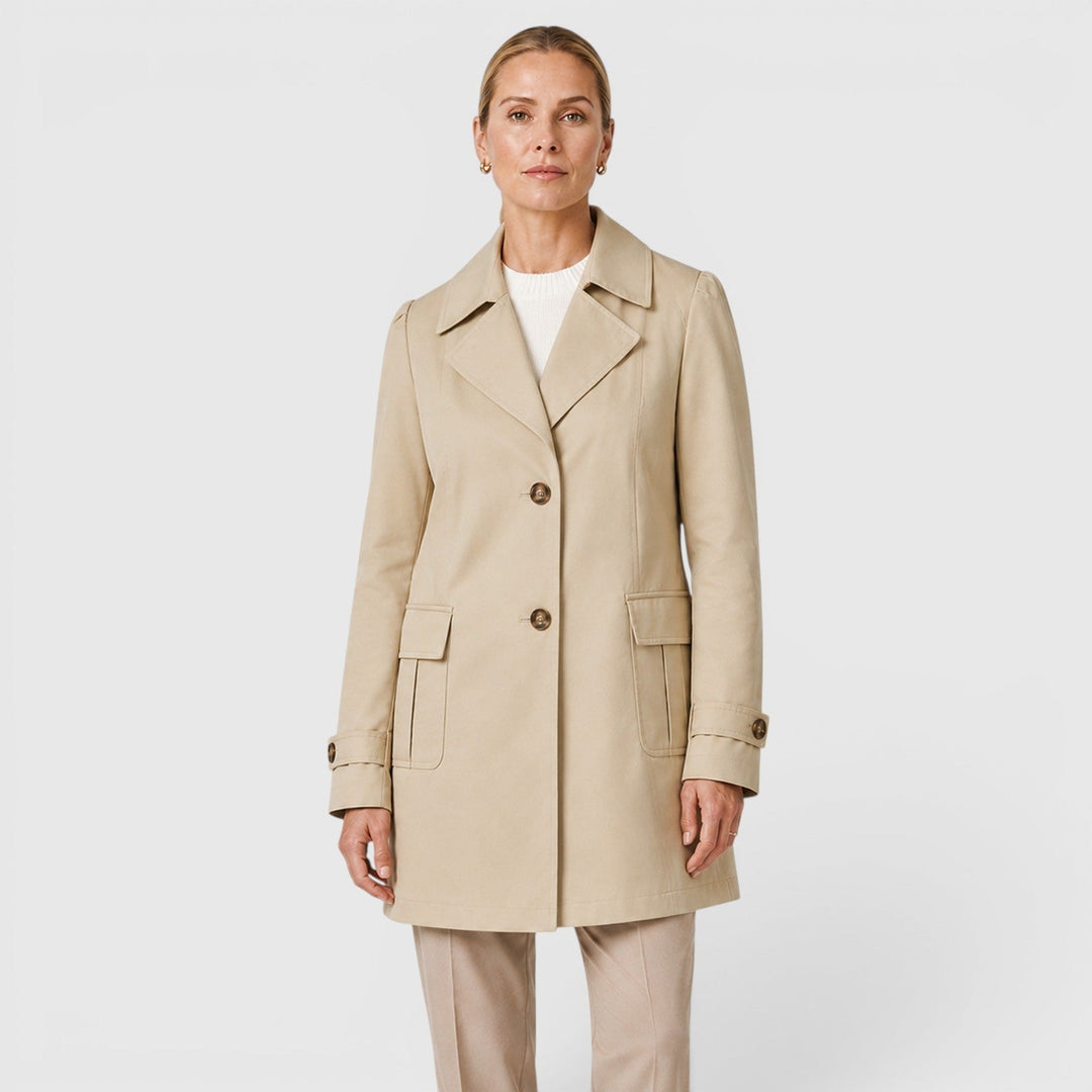 Trench Ligero Largo Mujer