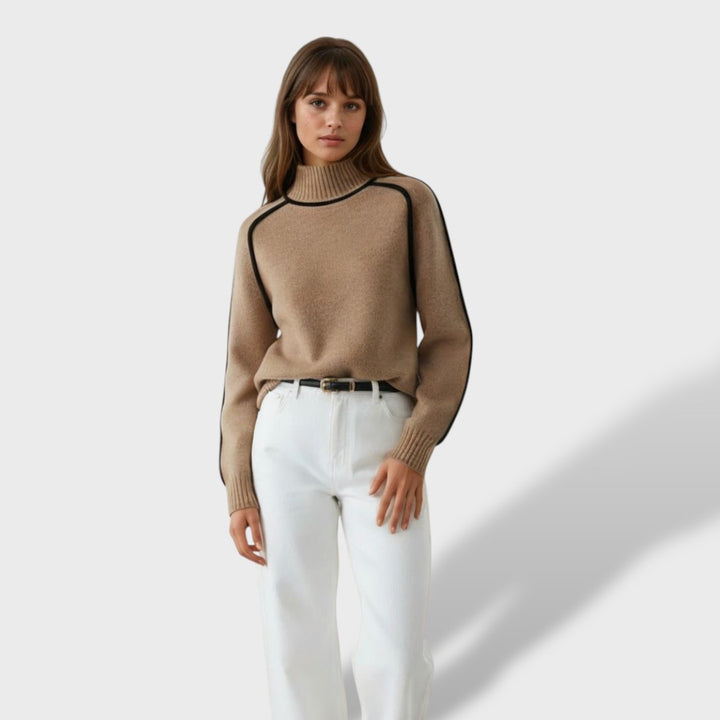 Camila™ | Suéter cuello alto mujer