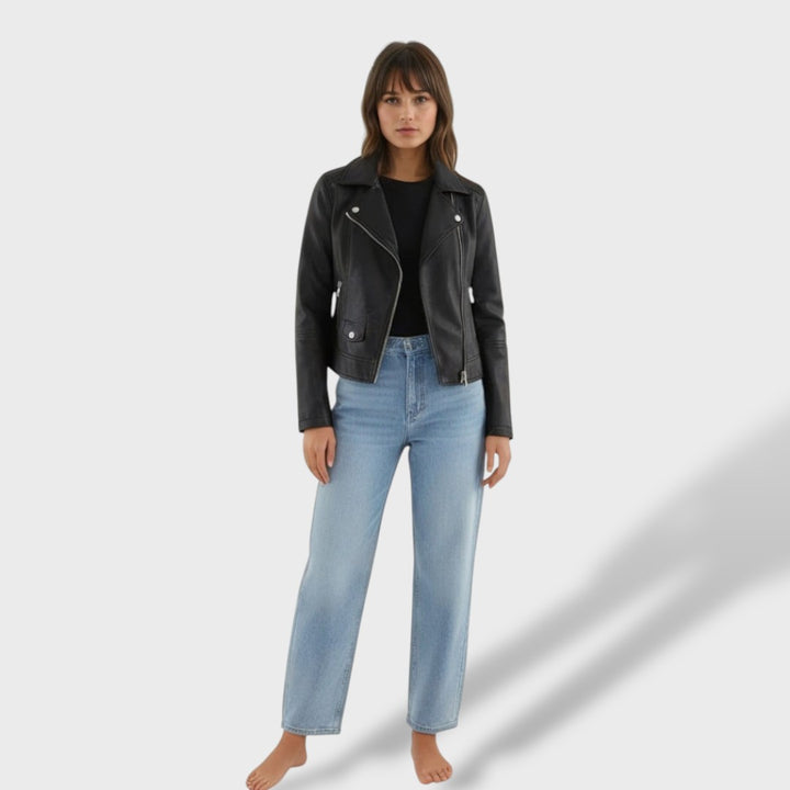 Isabel™ | Chaqueta cuero mujer