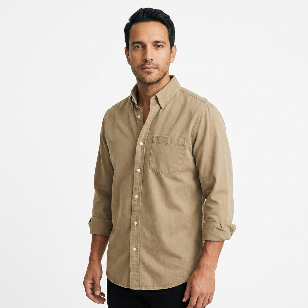 Camisa Vintage - Marron - Lado