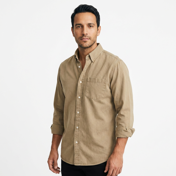 Camisa Vintage - Marron - Lado
