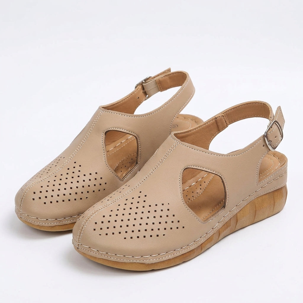 Sandalias Cuna Ligeras - Caqui - Par