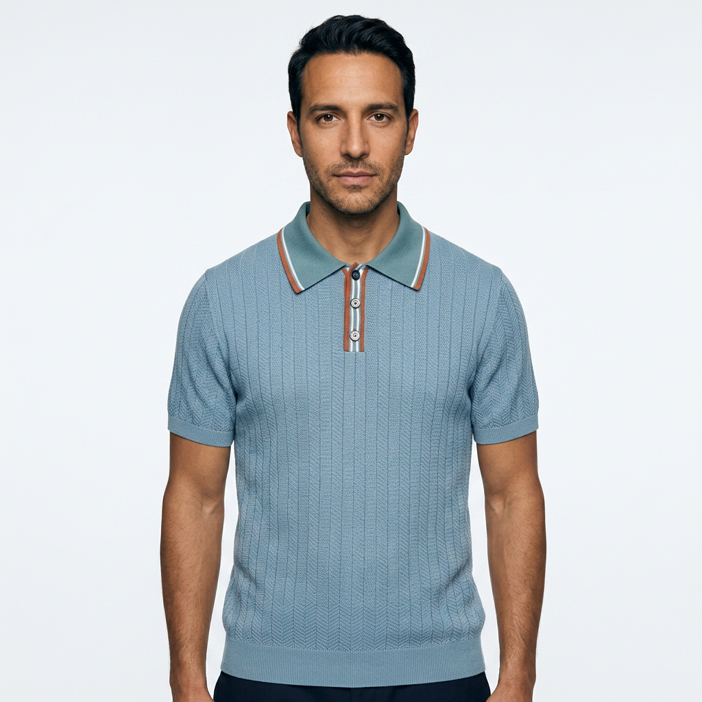 Polo Vintage - Azul - Frente