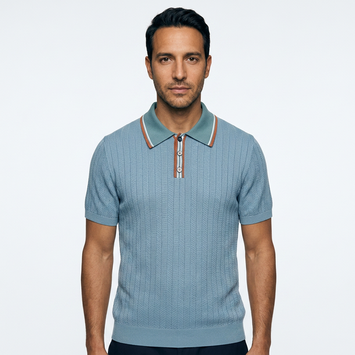 Polo Vintage - Azul - Frente