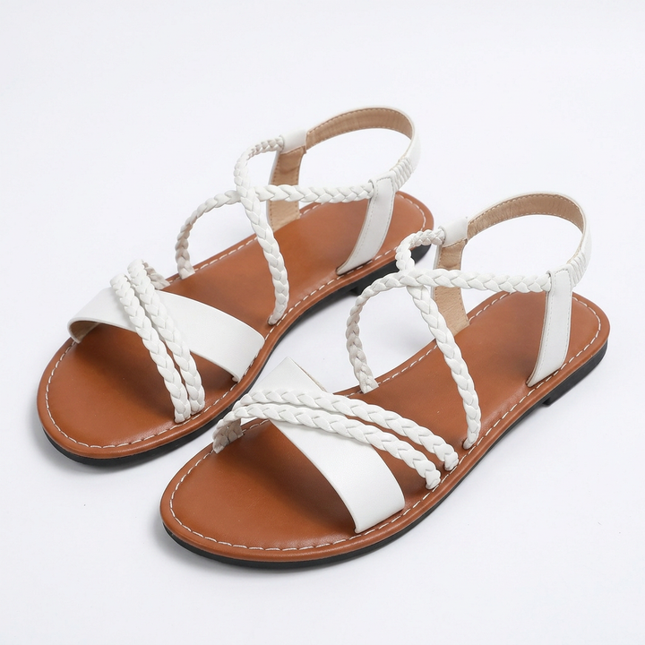 Sandalias Trenzadas - Blanco - Par