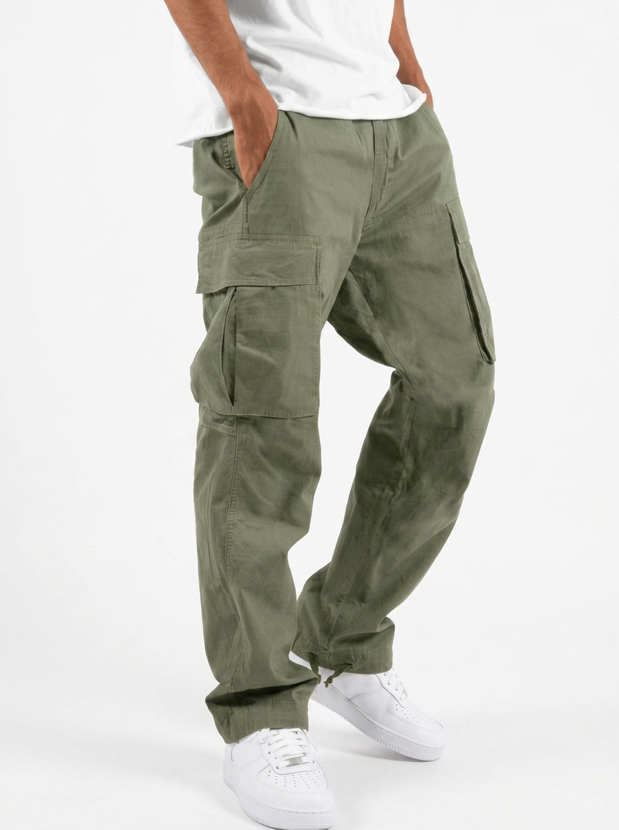 Pantalon Cargo - VerdeOscuro - ApenasCalcas