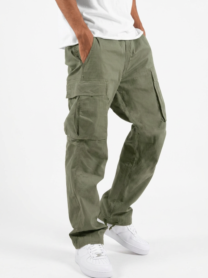 Pantalon Cargo - VerdeOscuro - ApenasCalcas