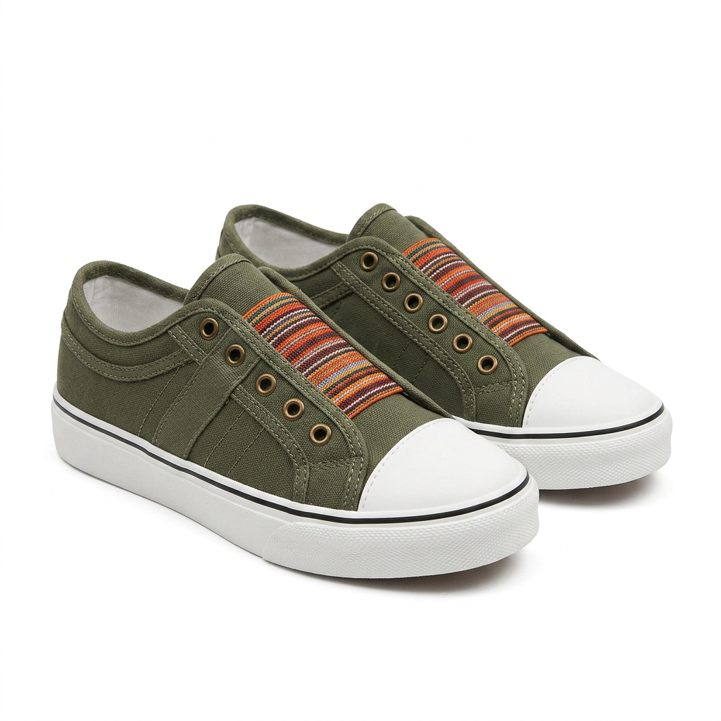 Zapatillas Slip-On - Verde - Par