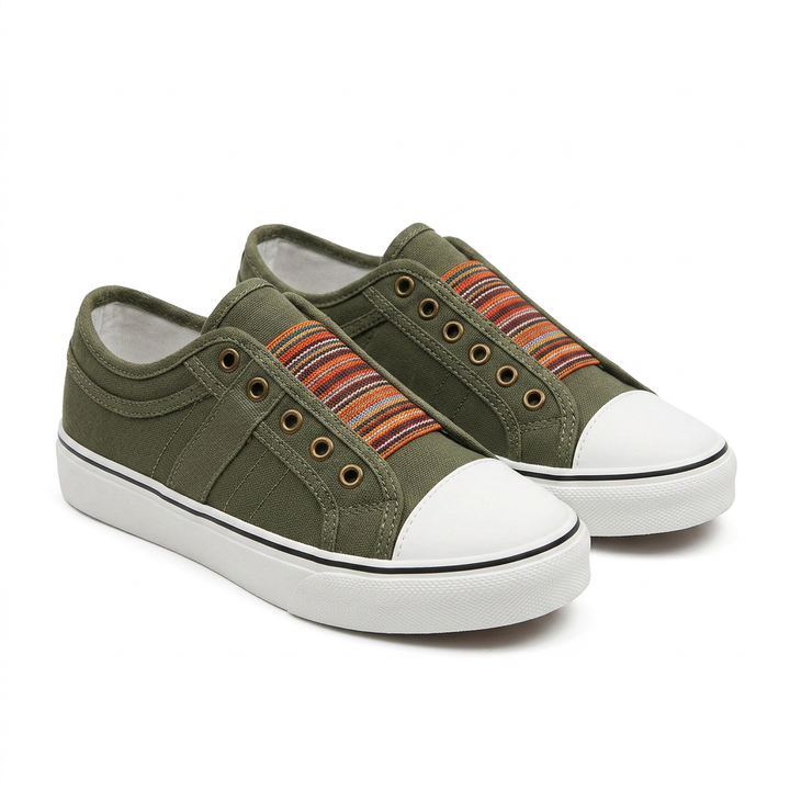Zapatillas Slip-On - Verde - Par