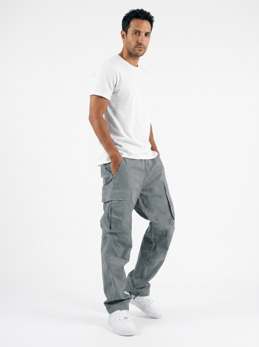 Pantalon Cargo - Gris - CorpoTodo
