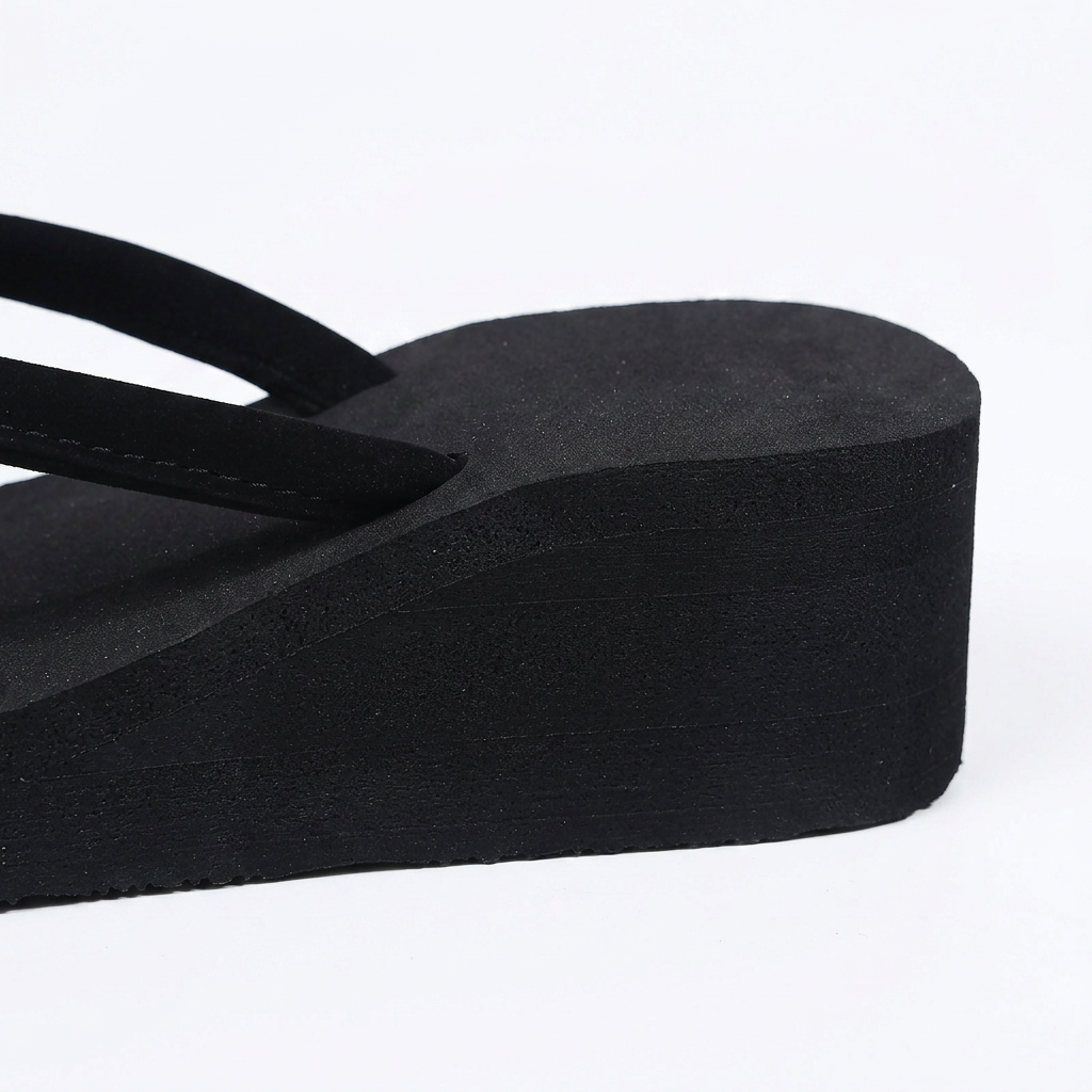 Sandalias Cuna Espuma - Negro - Pormenor