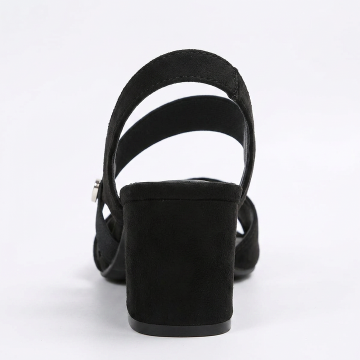 Tacones Bloque Ortopedicos - Negro - Pormenor