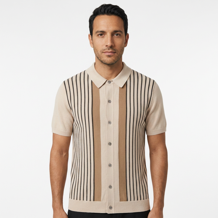 Camisa Punto Rayas - Frente