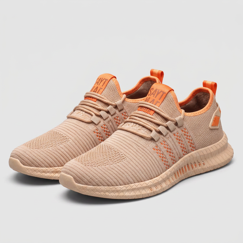 Zapatillas Deportivas - Beige - Par