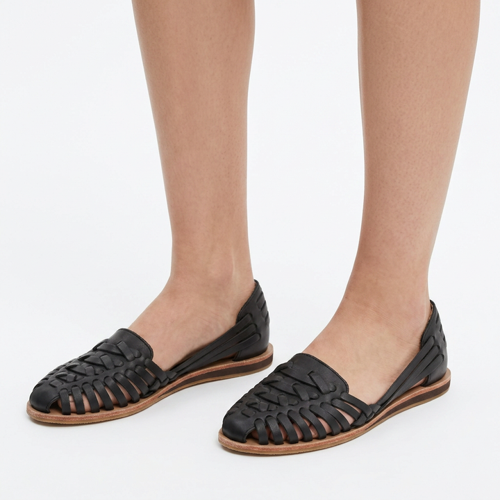 Sandalias Tejidas - Negro - Calcado