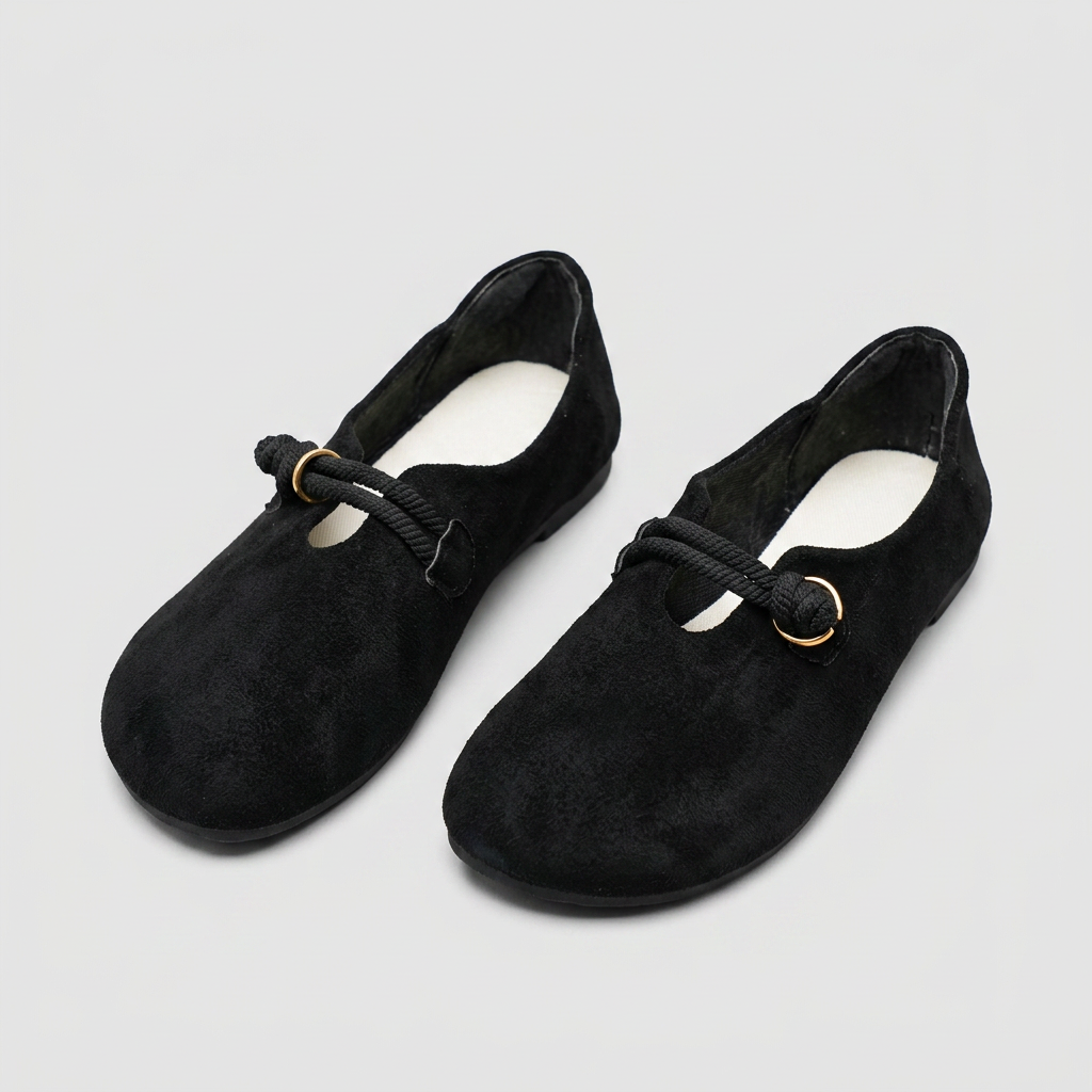Mocasines Cordones - Negro - Par