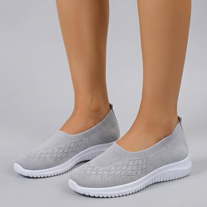 Zapatillas Slip-On - Gris - Calcado