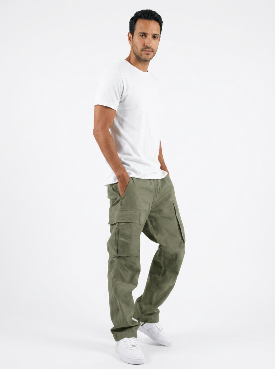 Pantalon Cargo - VerdeOscuro - CorpoTodo