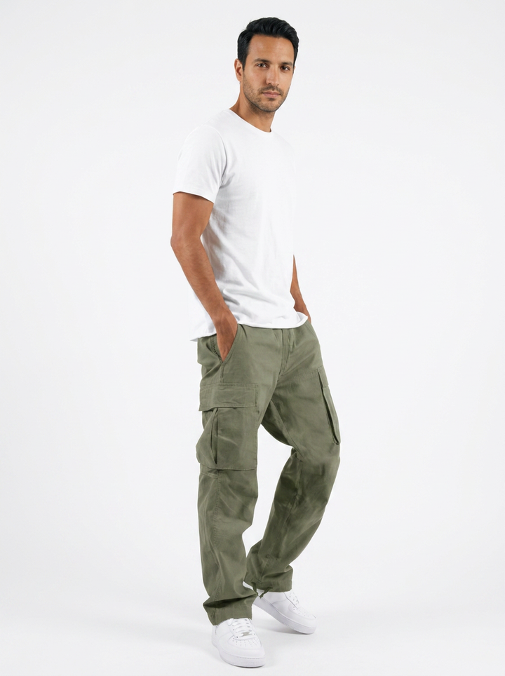 Pantalon Cargo - VerdeOscuro - CorpoTodo