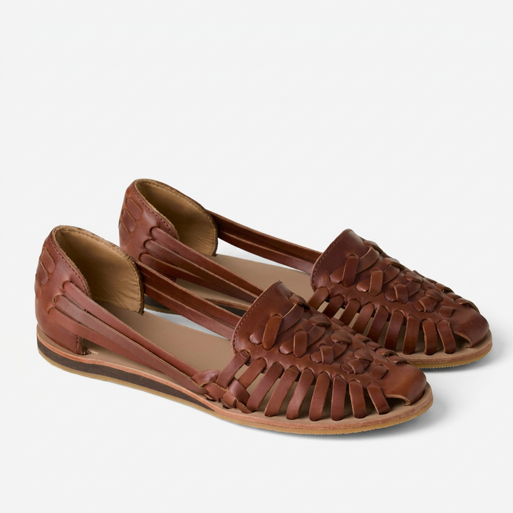 Sandalias Tejidas - Marron - Par