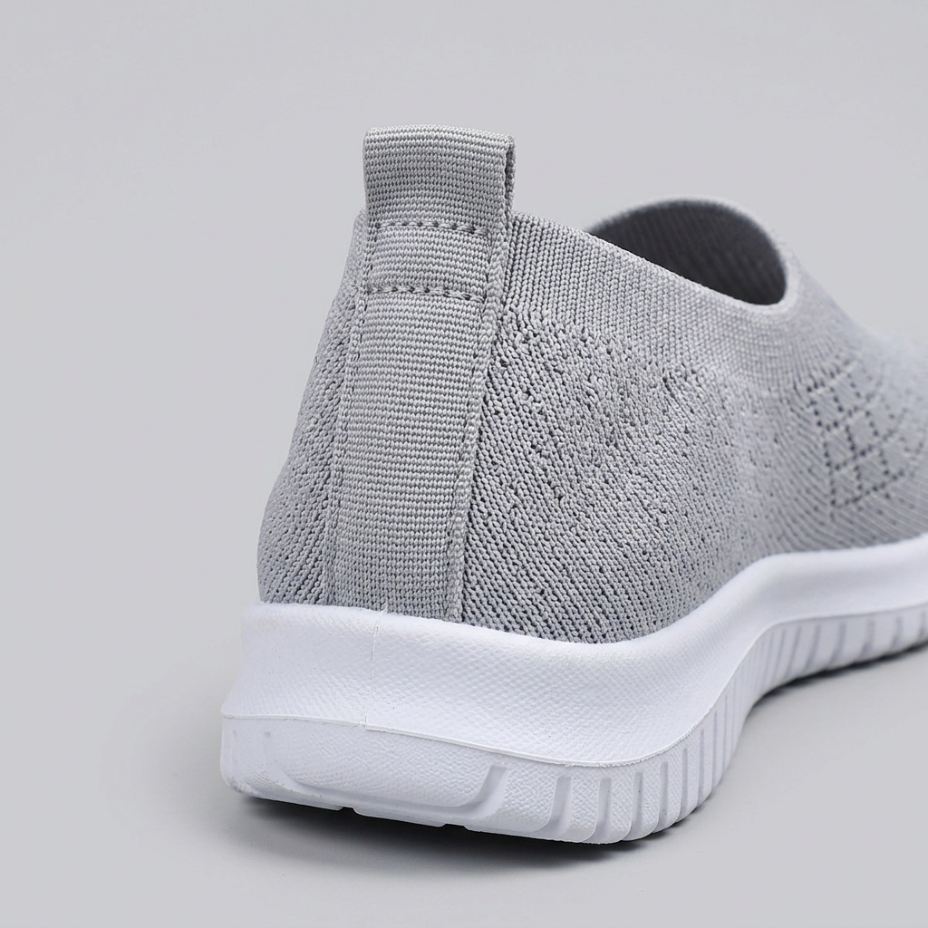 Zapatillas Slip-On - Gris - Pormenor