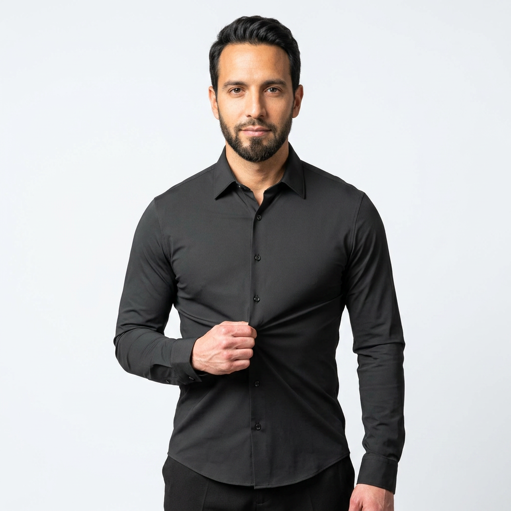 Camisa - Negro - Frente