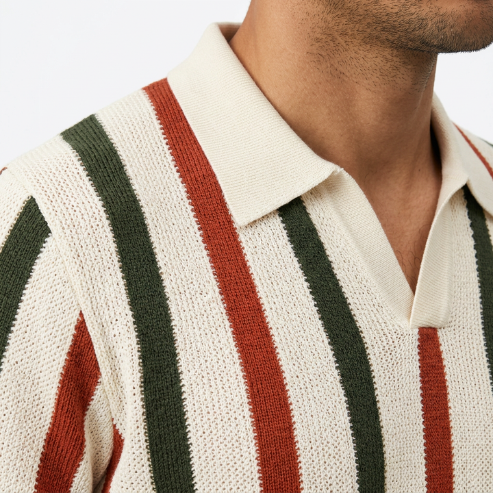 Polo Punto Trenzado Vintage - Pormenor
