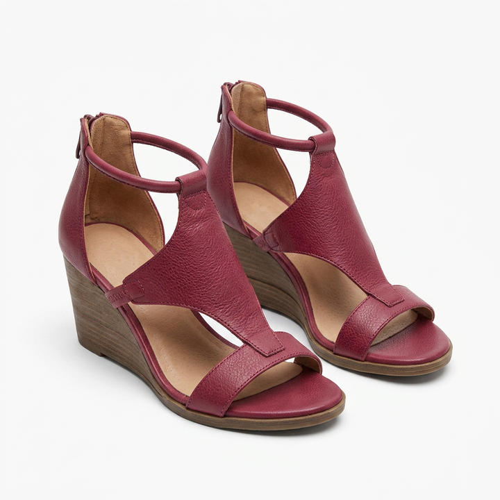 Sandalias Plataforma - Burdeos - Par