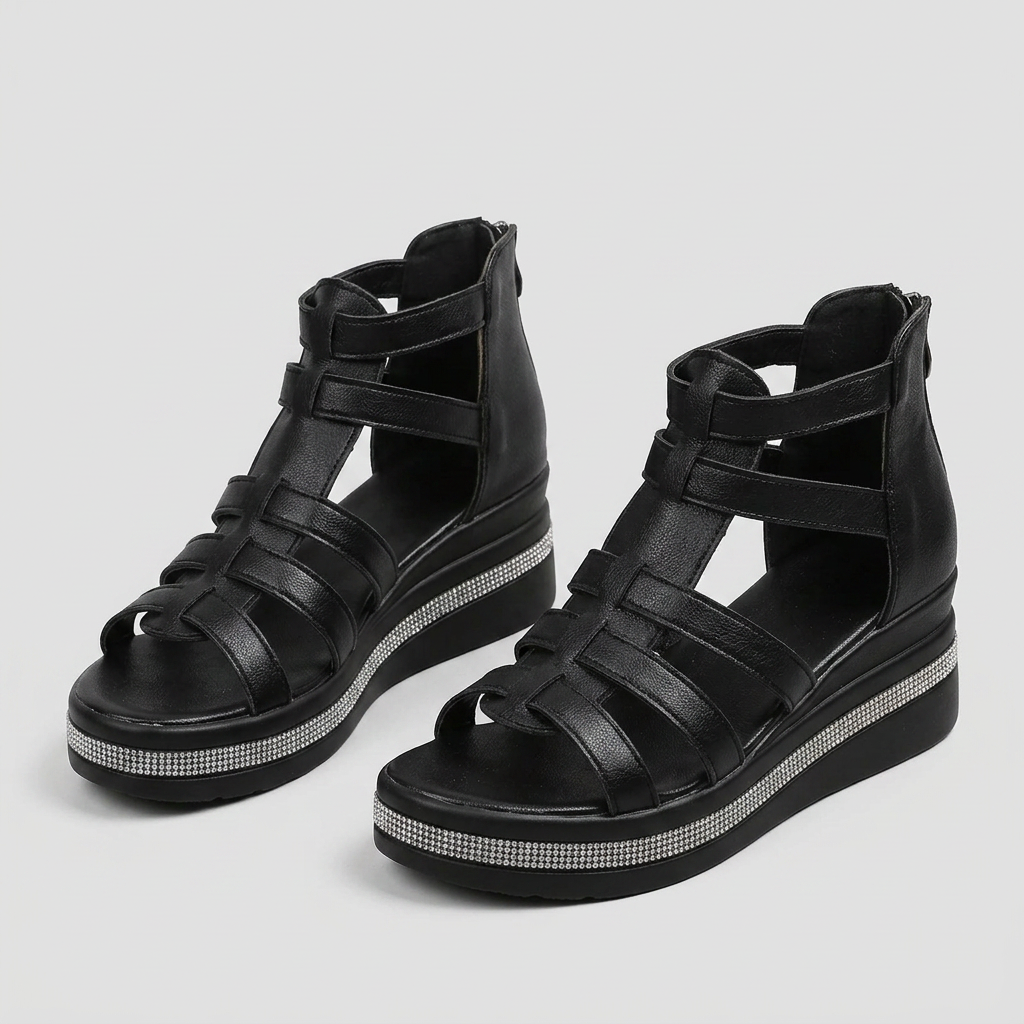 Sandalias Cuna - Negro - Par