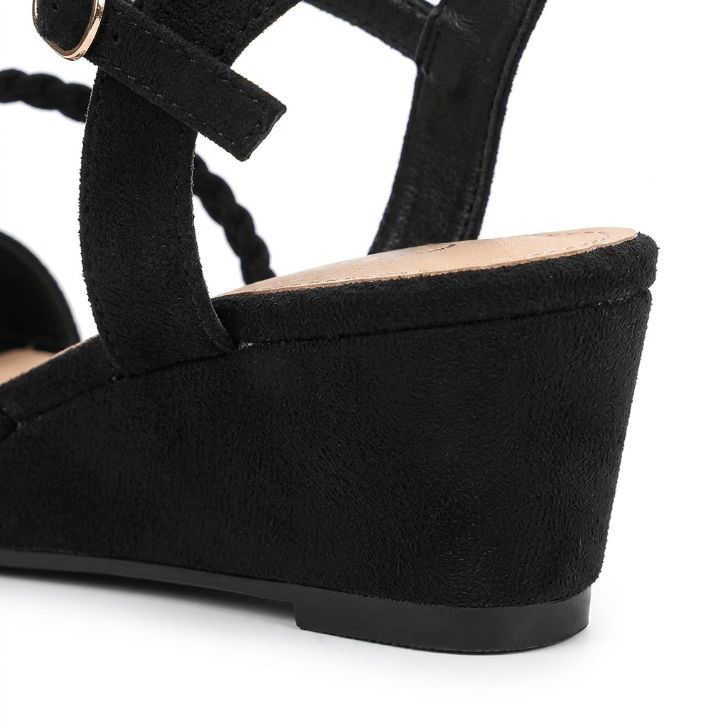 Sandalias Cuna - Negro - Pormenor