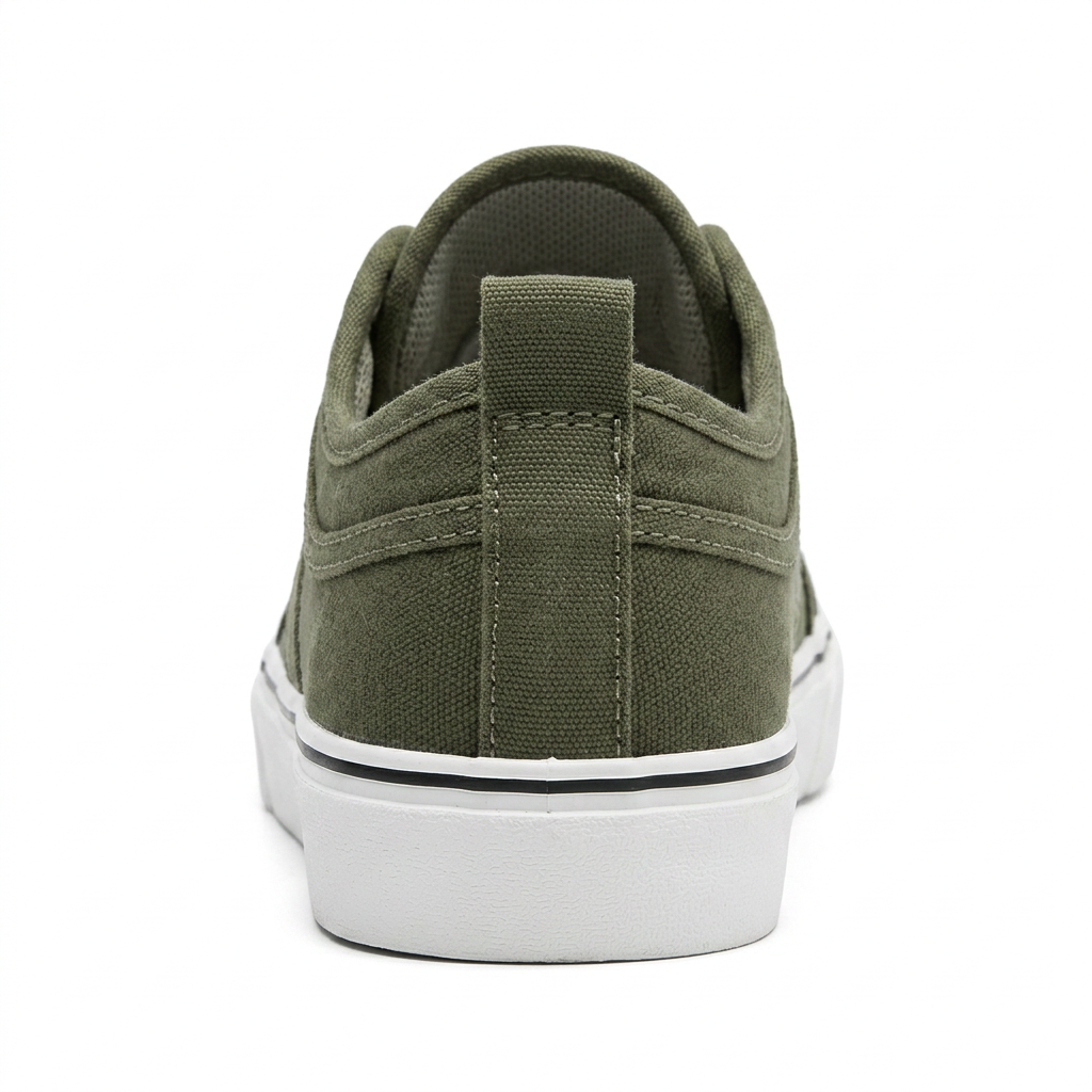 Zapatillas Slip-On - Verde - Pormenor