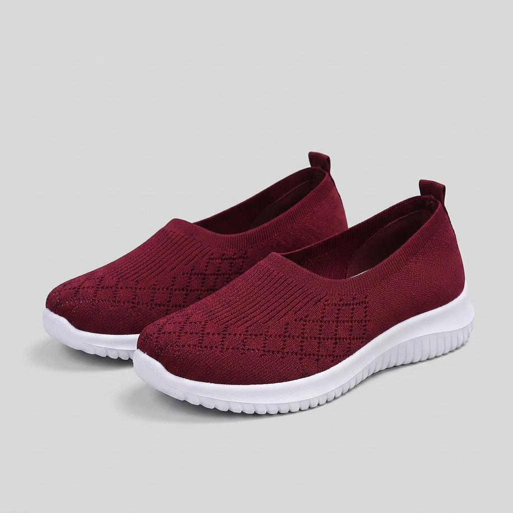 Zapatillas Slip-On - Rojo - Par