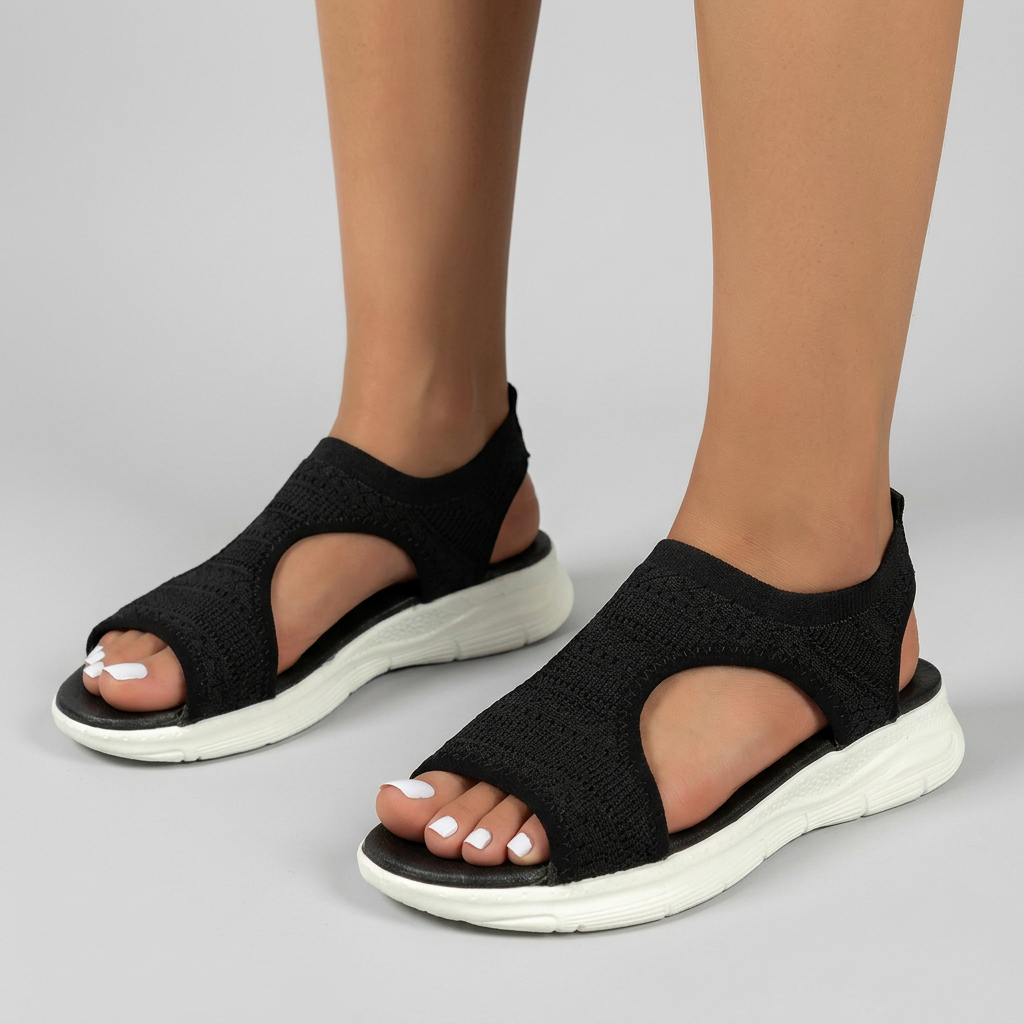 Sandalias Planas - Negro - Calcado