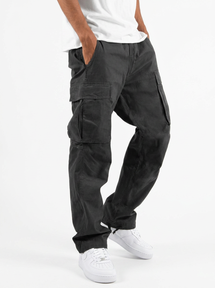 Pantalon Cargo - Negro - ApenasCalcas